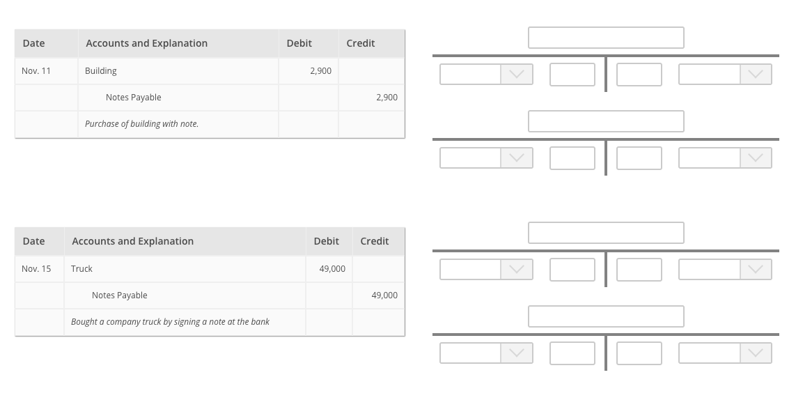 to the t-account. Post in DR/CR order. HINT Activity 1.a - Post