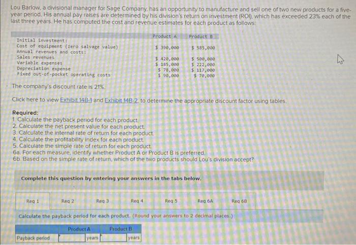  please help!! i need help on all parts! Lou Barlow, a