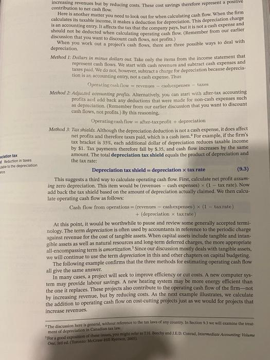 cash flows. If the firm lays out a large amount of moncy