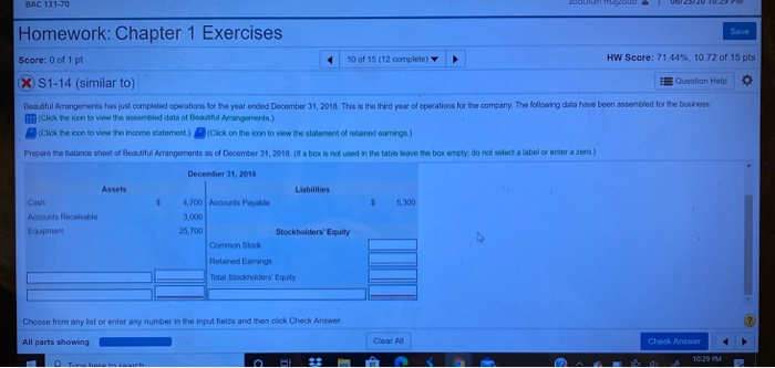  BAC 131-70 dunyo VOZU Homework: Chapter 1 Exercises Save Score: 0
