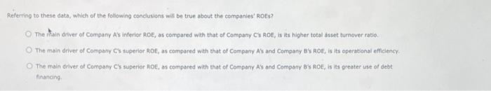 a DuPont analysis, to better understand the factors that drive a company's
