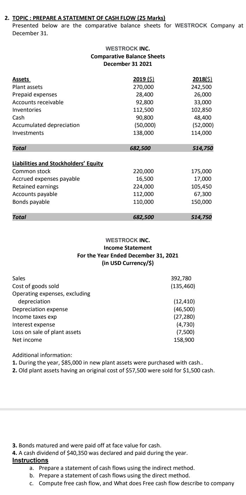 and Nathilda Hillary are examining the following statement of cash flows for