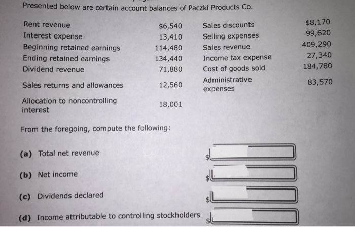  Please help and explain how to solve for the account types!