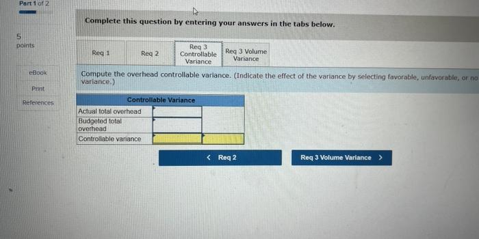 @ $14 per hour) Variable overhead (5 hours @ $8 per hour)