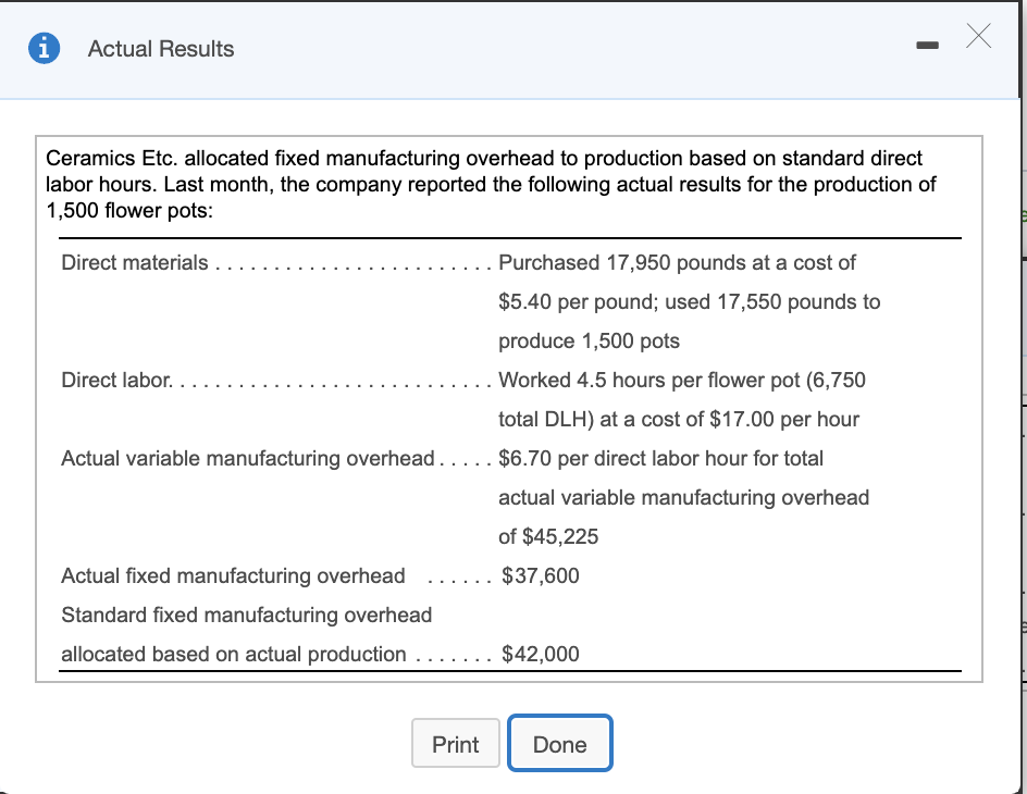 to) Question Help Ceramics Etc. is a manufacturer of large flower pots