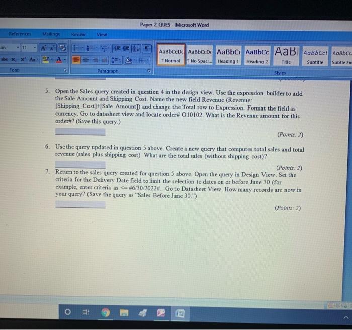 tool to select all the records for order #010102 and only those