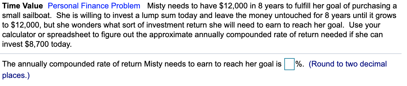 the future value of the single cash flow deposited today and held