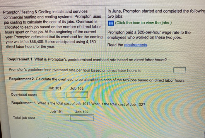  Prompton Heating & Cooling installs and services In June, Prompton started
