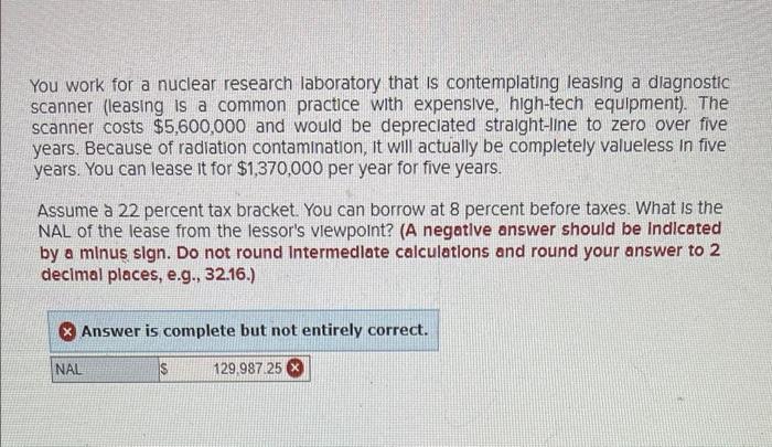 please help! You work for a nuclear research laboratory that is contemplating