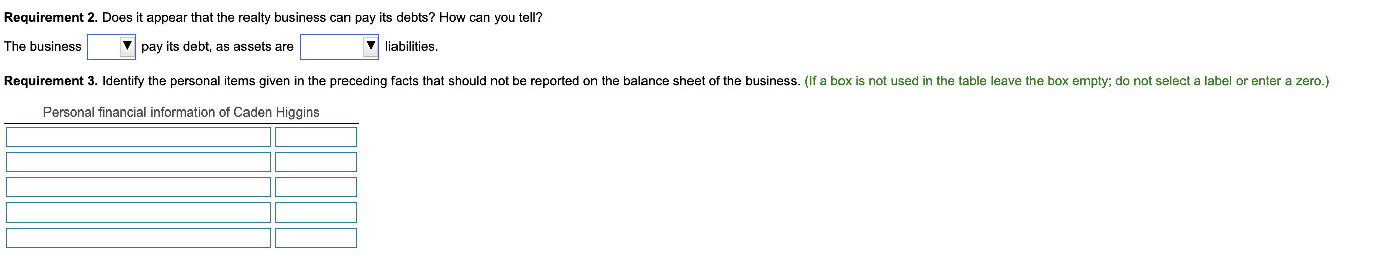 business furniture for $25,000 on July 24. Of this amount, the business