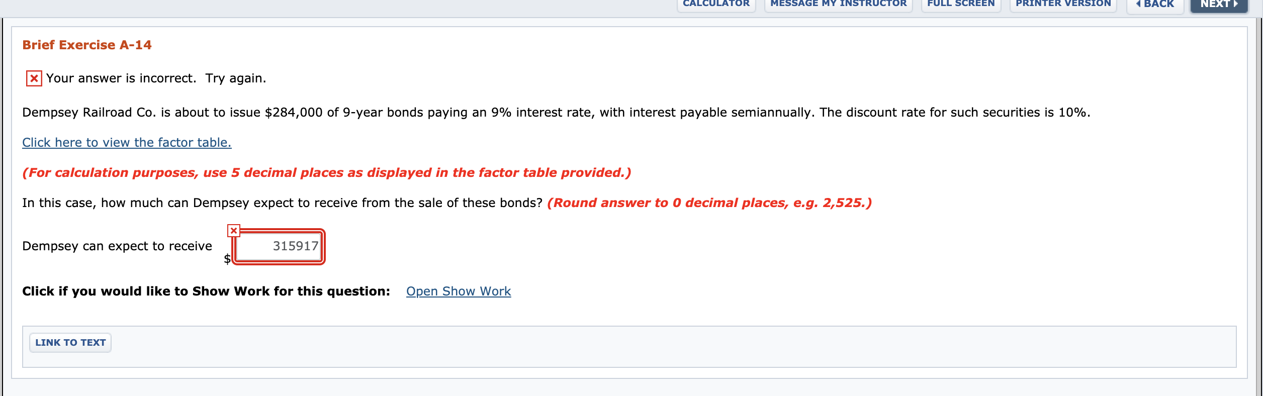 here to view the factor table. (For calculation purposes, use 5 decimal