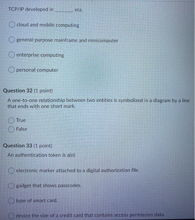  TCP/IP developed in LADIEL era. cloud and mobile computing general-purpose mainframe