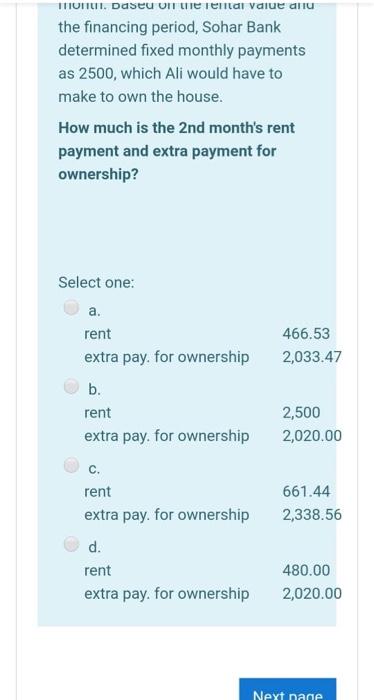 will rate you --- Ali wants to buy a house worth 90000