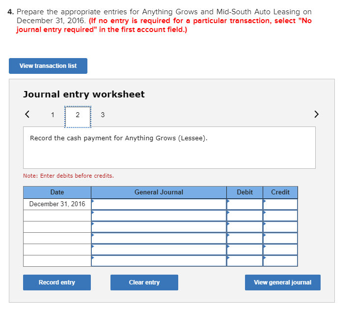 inception of the lease, and each quarter (December 31, March 31, and
