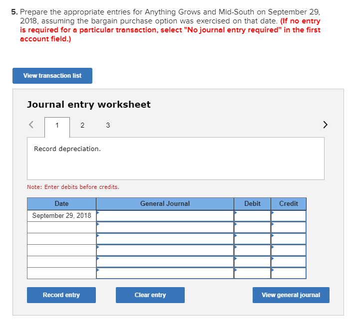 the option to purchase the truck on September 29, 2018, for $15,000