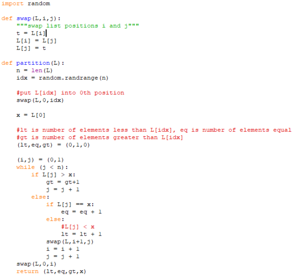 The code is incorrect because there may be multiple elements equal to