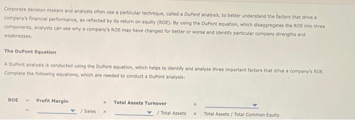 please answer allquestion 1: question 2: Corporate decision makers and analysts