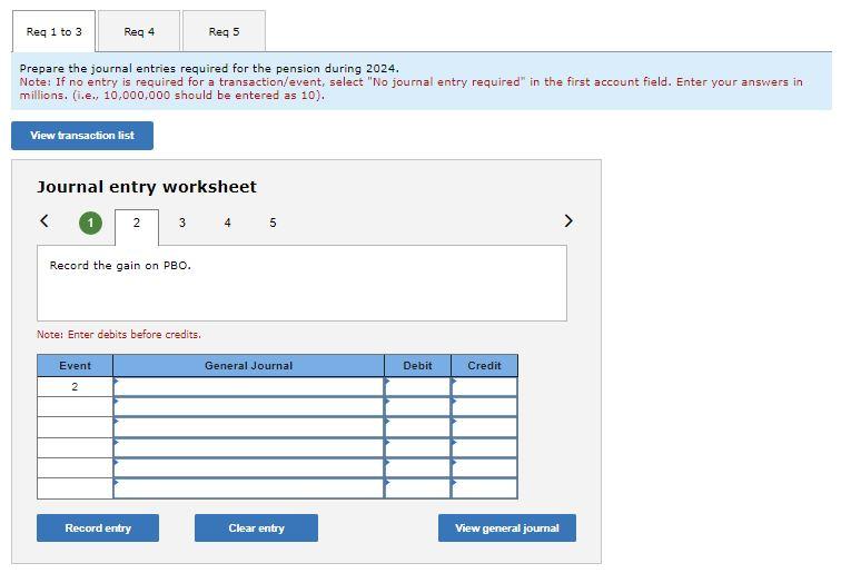 available: Required: 1. to 3. Prepare the joumal entries required for the