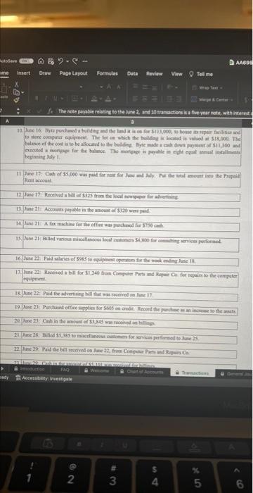 the worksheet given the transactions 31. The fined anseti have eatimated werful