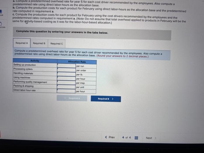 5, 6) College Supply Company (CSC) makes three types of drinking glasses: