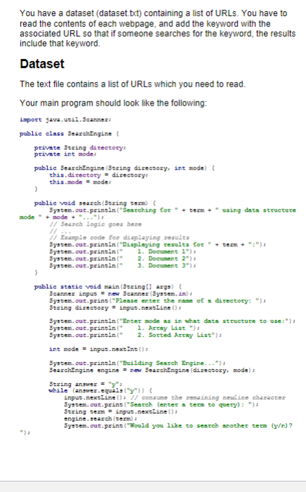 TODO: second constructor - should create an arraylist that is capable of