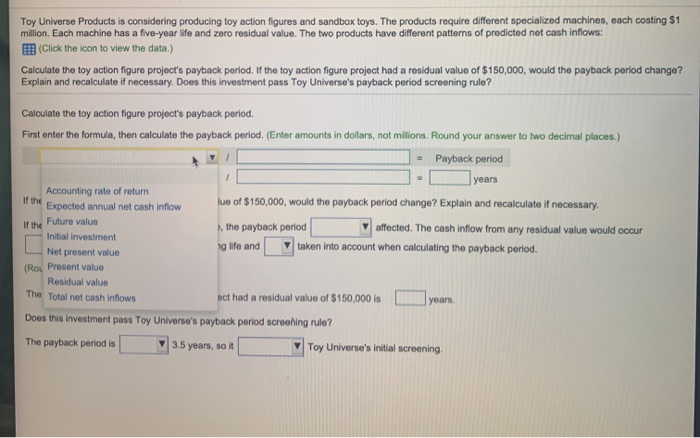 products require different specialized machines, each costing $1 million. Each machine has
