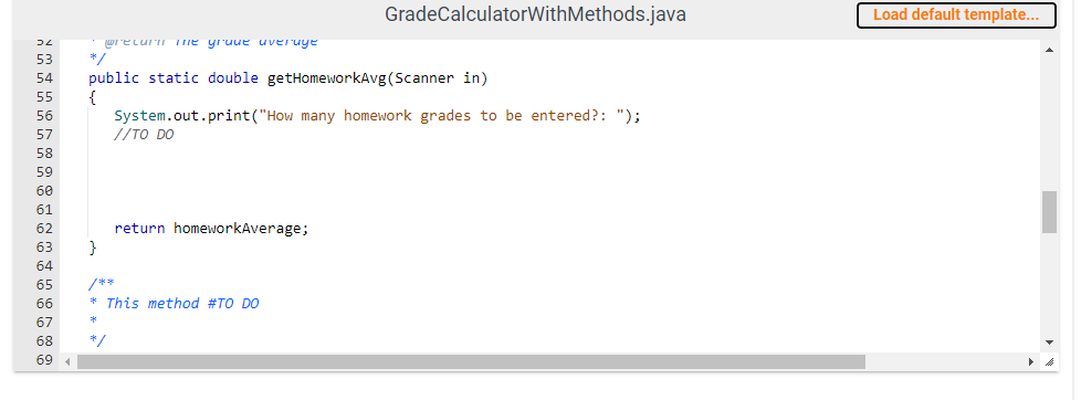 will be required to put in proper Java commenting (10 pts), so