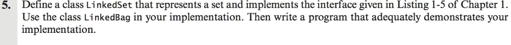 Node firstNode; // Reference to first node private int numberOfEntries; public LinkedBag()