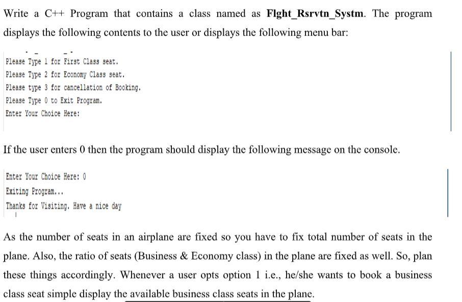 Do the program in C++ oop by doing follow below guidelines.I urgently