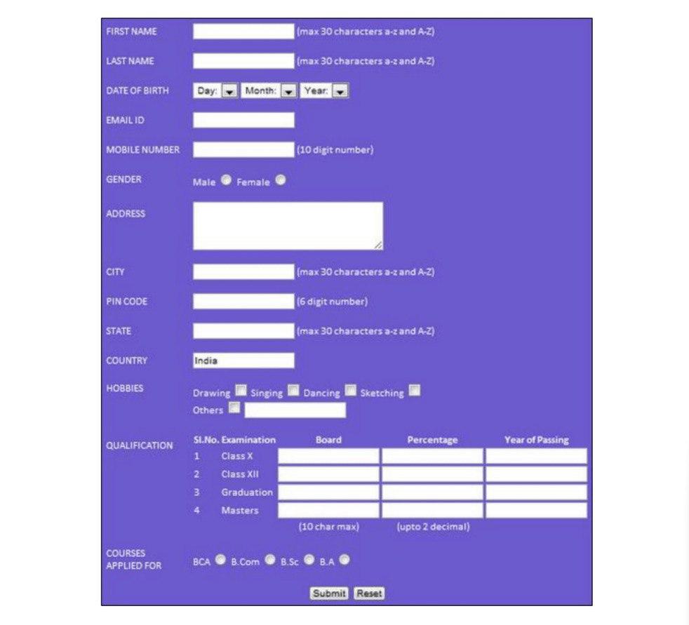 please do the php and php myadmin part and please provide code