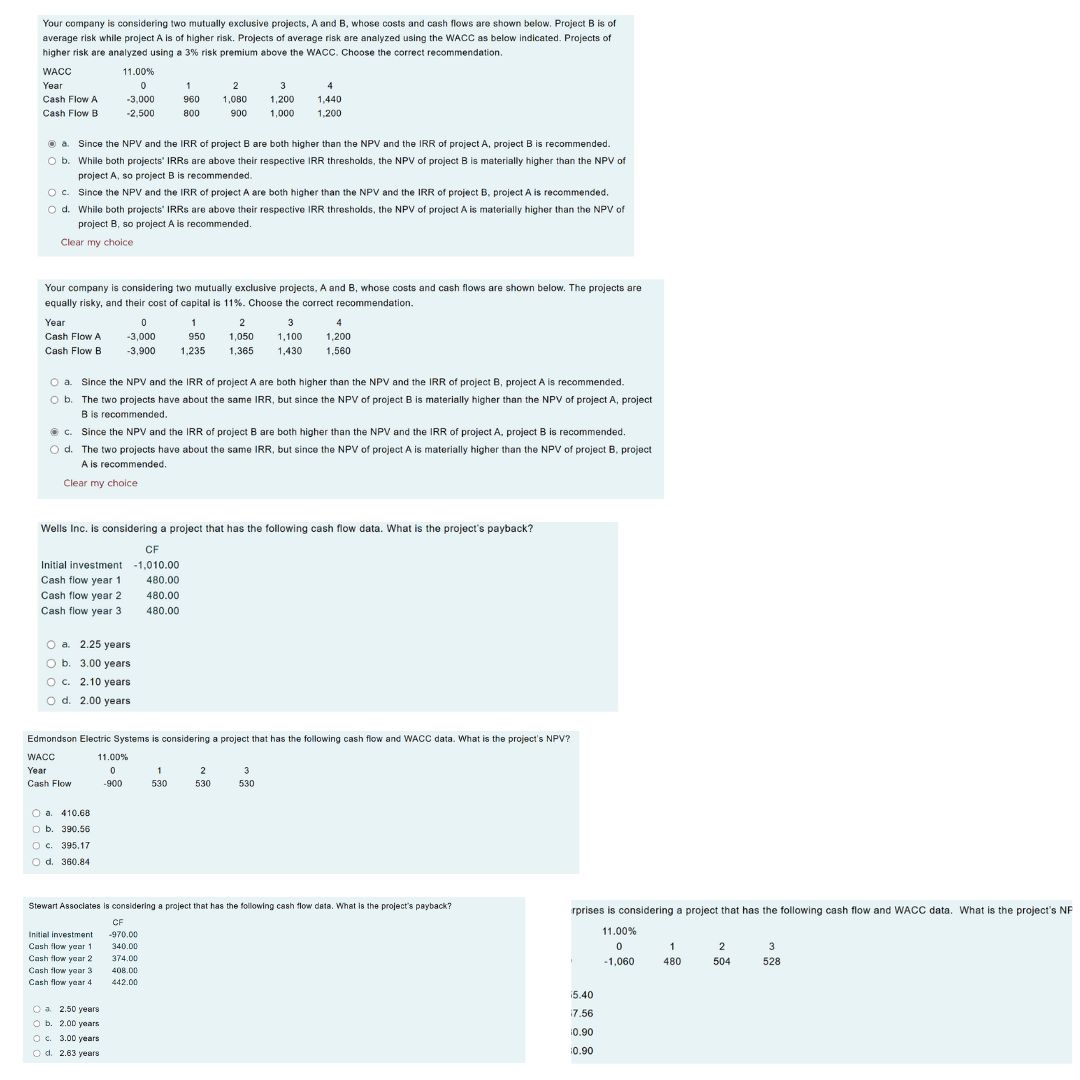  Please answer all of them with clear explanations and how we