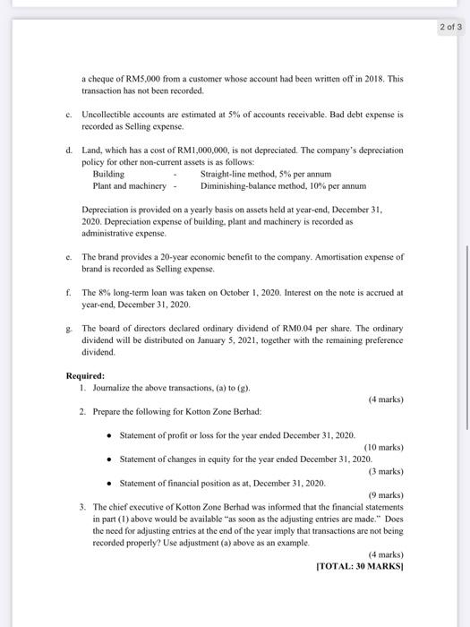 - 3.55 PM (55 minutes); Submission to be received by: 4.05 PM]