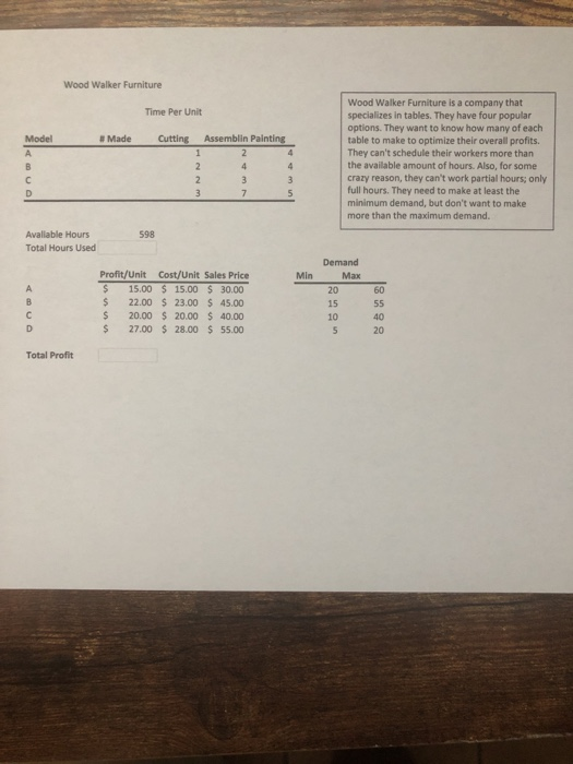 appropriate cells to make the Solver tool work. Also provide the Solver