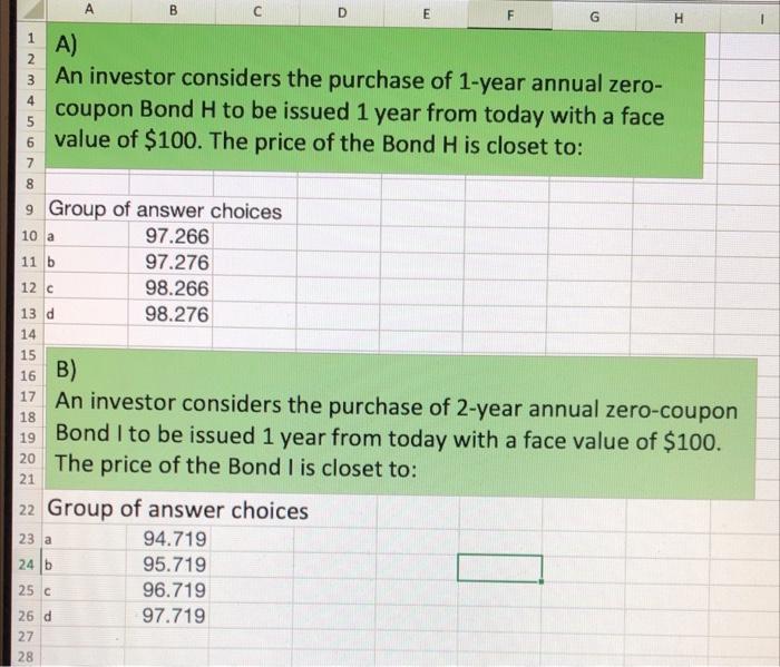 please explain this in excel with formulas given what else you need?