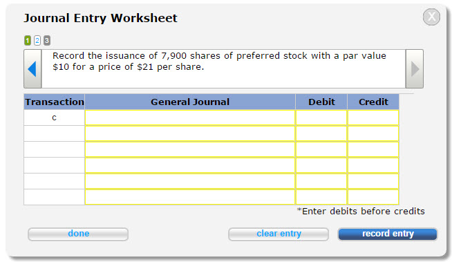 and 20,000 shares of preferred stock, par value $10. During the year,