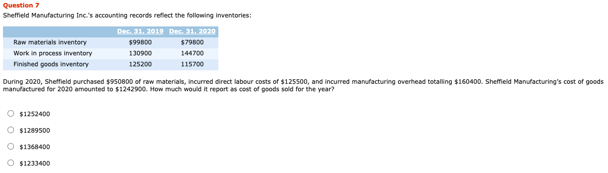  PLEASE HELP ME, I'LL MAKE SURE TO RATE!!! Question 7 Sheffield