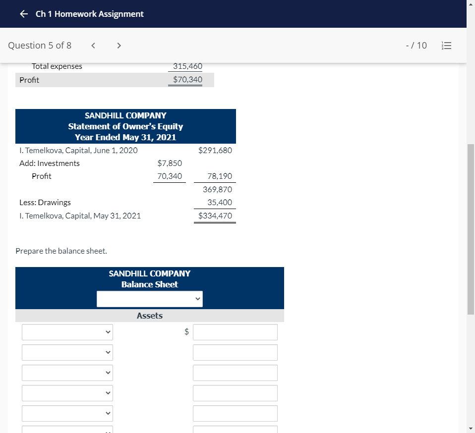 10 View Policies Current Attempt in Progress Sandhill Company is owned by