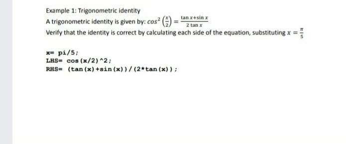 Hello, help me find the appropriate solution using MATLAB commands Example