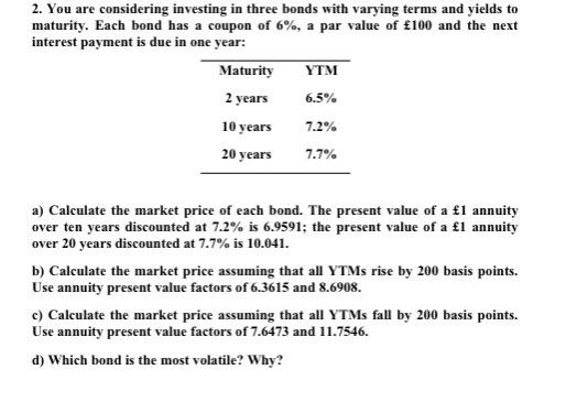  don't use Excel, show the full working please, show the formulas