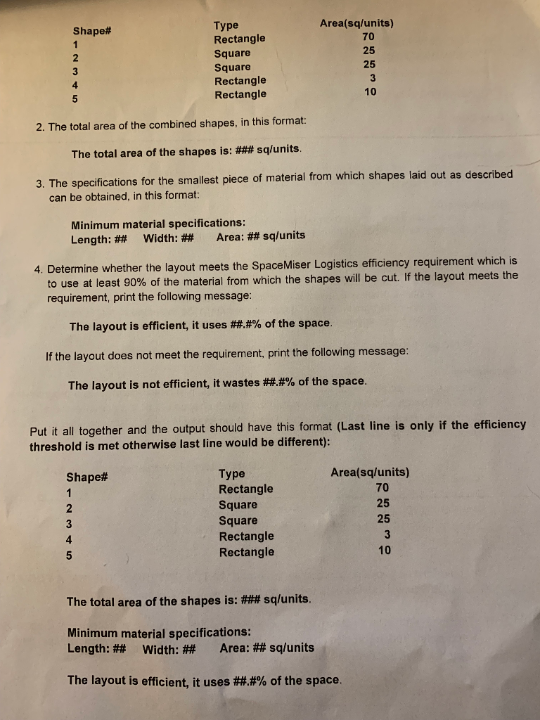 you to write a program that wil help him decide whether a