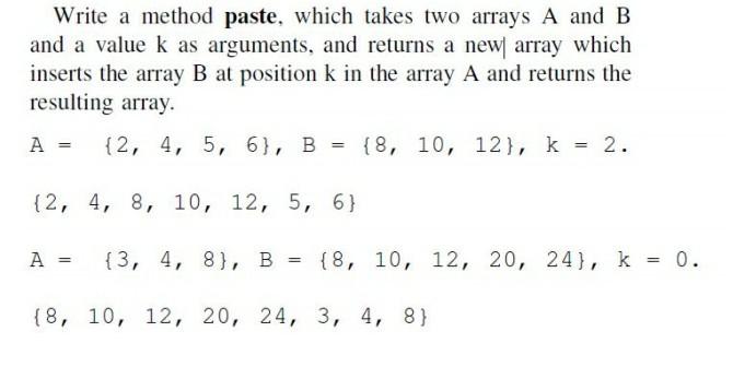 Java: please don't use a built-in function to copy and paste