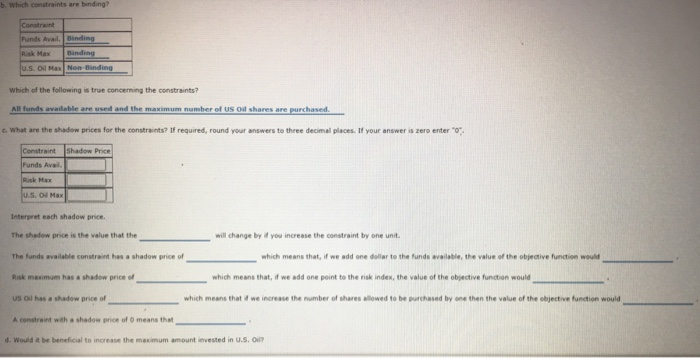 O NaNon-Binding Which of the following is true concerning the constraints? All