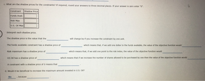 required, round your answers to three decimal places. If your answer is