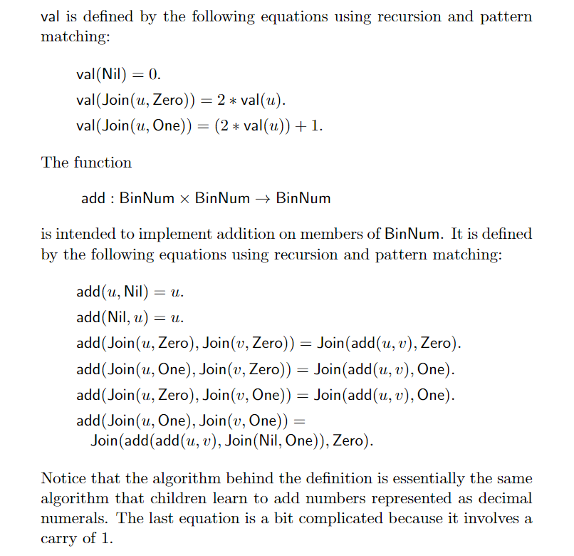 of Bit represent 0 and 1. Let Bin Num be the inductive