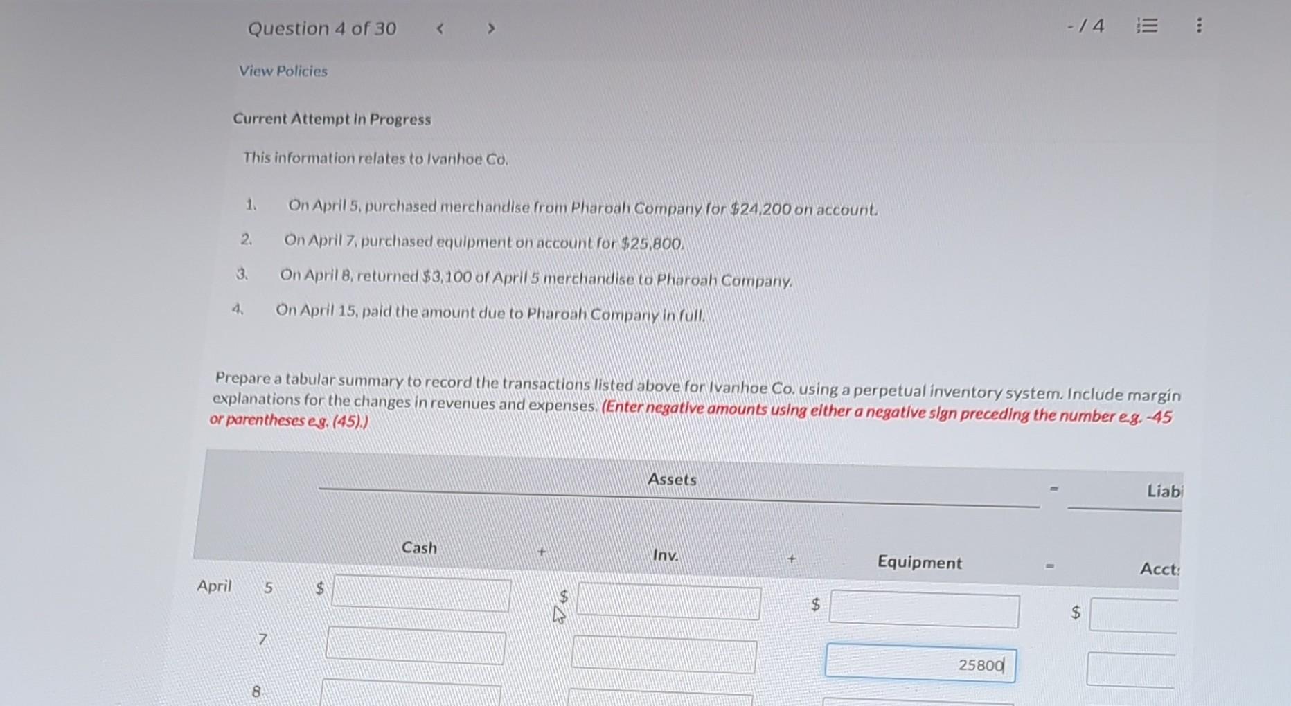 Current Attempt in Progress This information relates to Ivanhoe Co. 1.