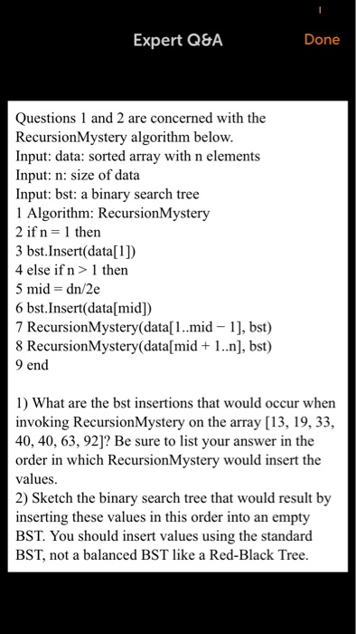  Answer number two only Expert Q&A Done Questions 1 and 2