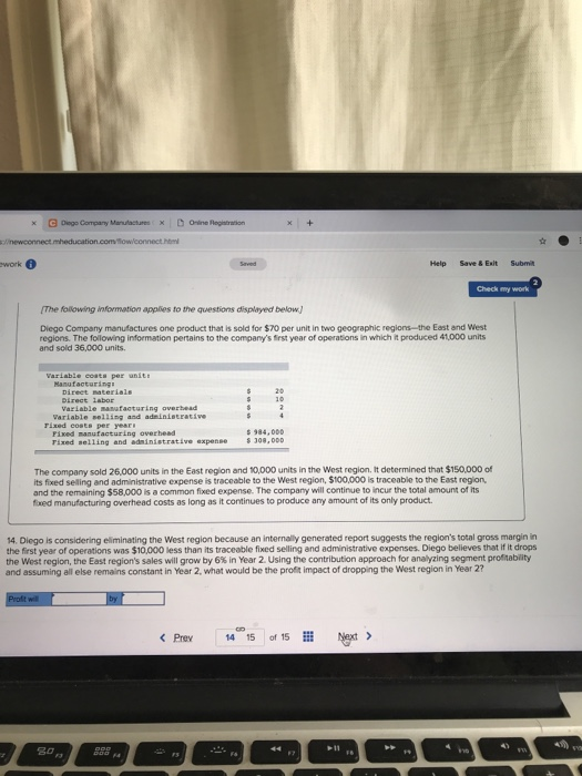 Required information The following information applies to the questions displayed below) Diego