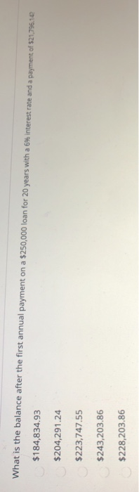  please answer all 4 mc questions What is the balance after