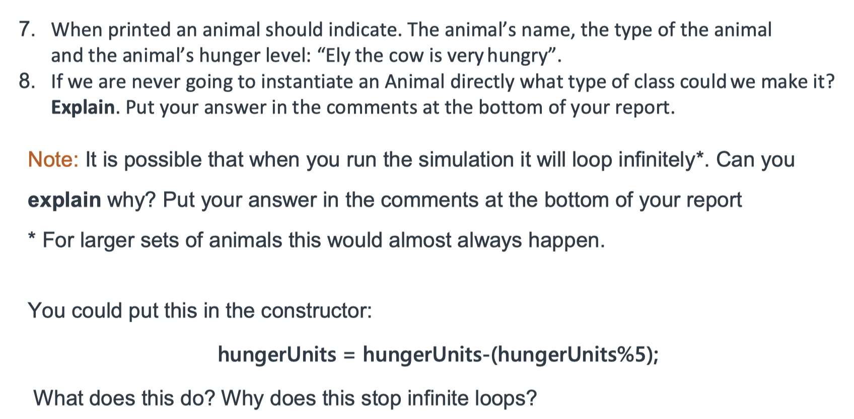 8 only and explain well so that I may understand. Thank you.