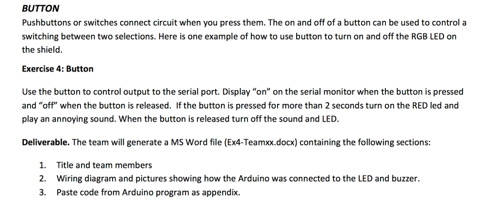 BUTTON Pushbuttons or switches connect circuit when you press them. The